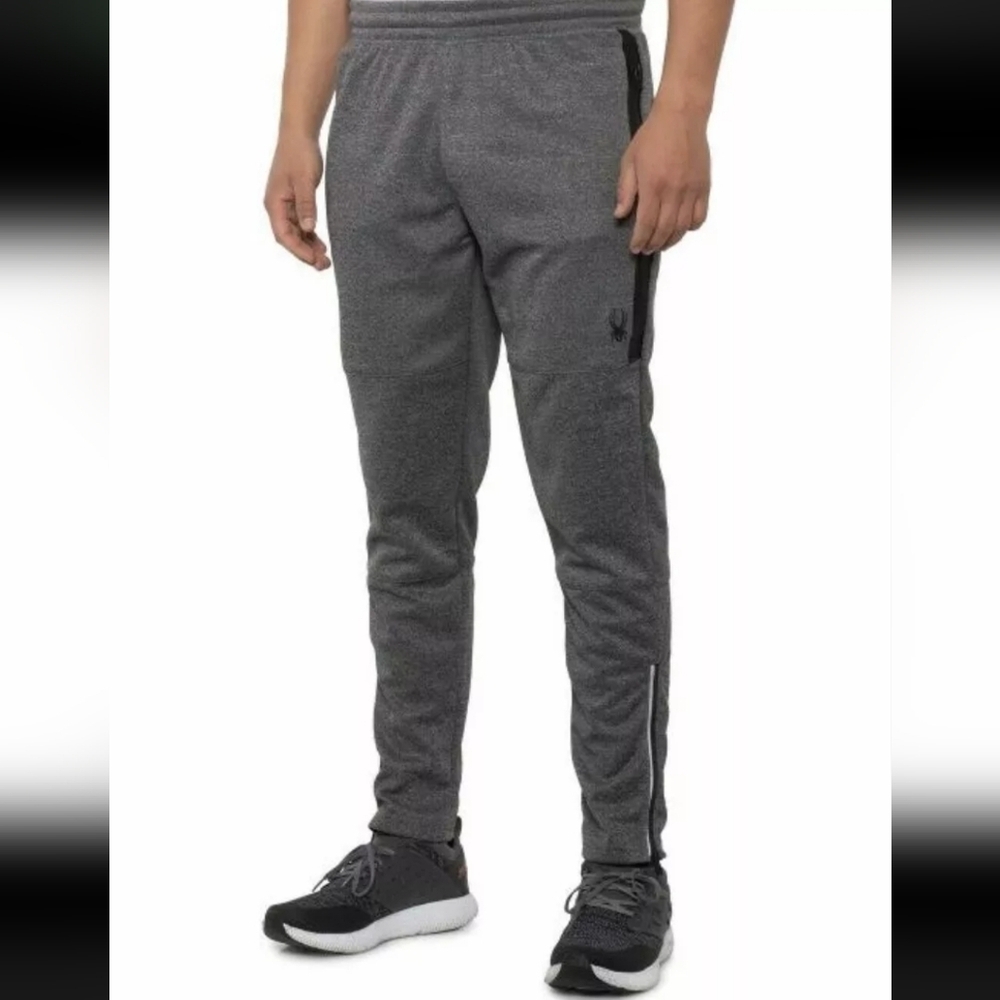 SPYDER MEN'S ACTIVE PERFORMANCE ANKLE JOGGERS SWEATPANTS LIKE NEW MEDIUM